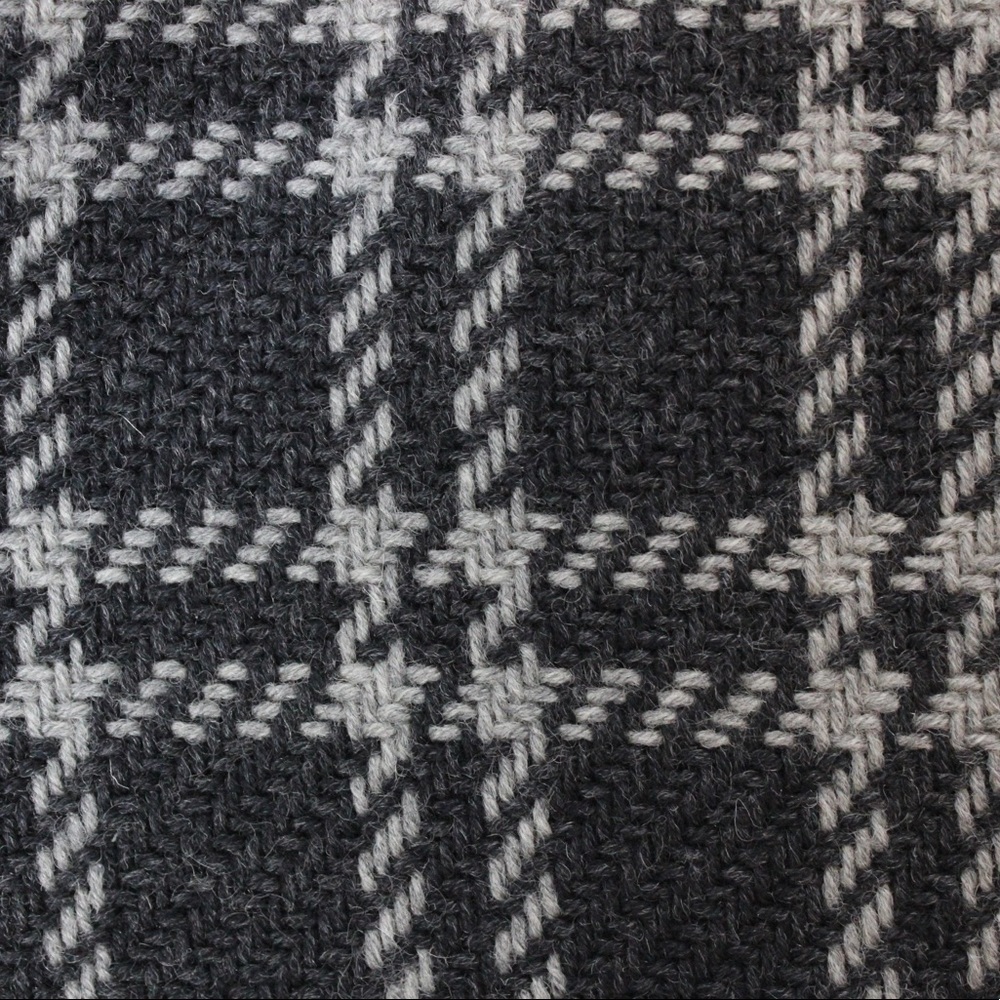 Vintage Dark Academia 90s 100% Wool Plaid Check Grey Gray Mini Skirt - Picture 4 of 10